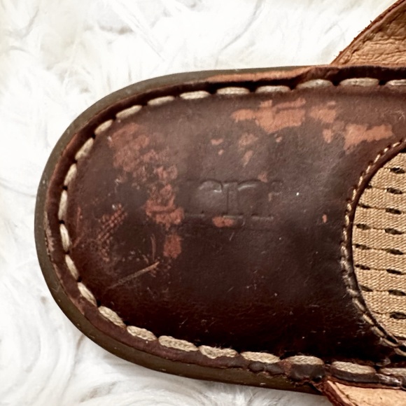 Women’s Born Brown Leather Strappy Sandals Size 8 - Picture 7 of 9